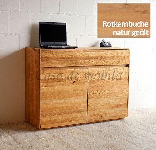 Massivholz sideboard 2türig - massivholz,