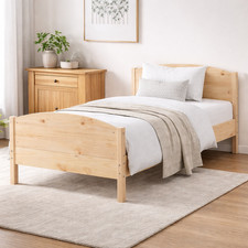 Massivholz bett kiefer natur - massivholz,