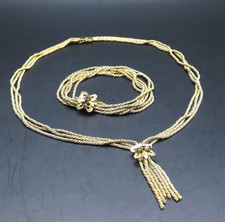 Mehrreihige Halskette Goldseil