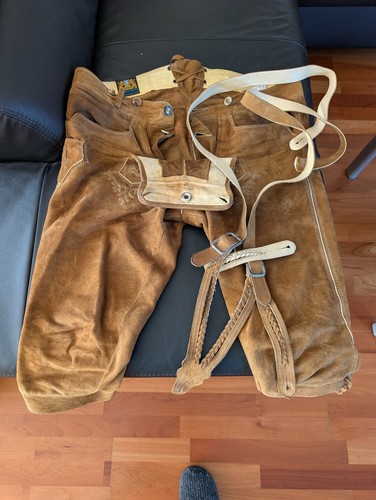 Meindl kniebundlederhose braun - meindl,