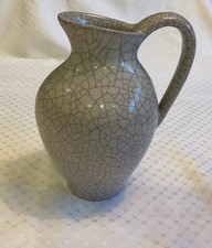Craquelé Keramik Henkelvase Vase Karlsruher Majolika  Friedgart Glatzle 5927