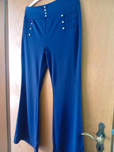 Damen schlaghose blau - damen,