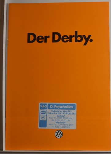 Volkswagen derby cl - volkswagen,