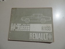 Teile Katalog Catalogue de pieces Renault R1133 Caravelle 10.1968 Letzte Ausgabe