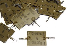 20x Glimmer-Kondensator Siemens 225 pF, 2%, Vintage Mica Capacitors, NOS