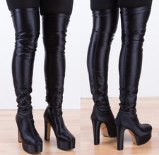 1171 Overknee Stretch Stiefel Gr40