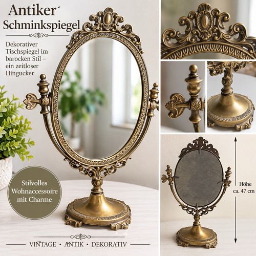 Antiker tischspiegel barock - im,