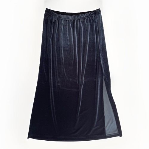 Damen samtrock lang - damen,