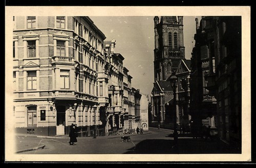 Foto aachen straßenpartie - foto-ak, aachen,