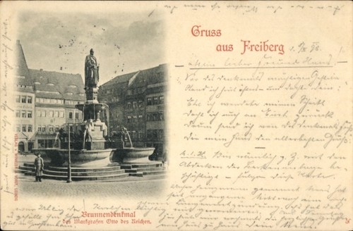 Freiberg sachsen - ak, in