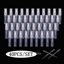 40 Stück Parfumzerstäuber Sprühflasche 3ML Transparente Mini Sprühflaschen