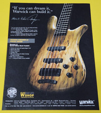 14. Warwick Streamer LX Guitars Gitarren Werbung advertising Werbeanzeige