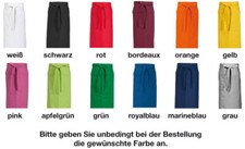 Schürze 60x80 cm Vorbinder Arbeitskleidung Bistroschürze Gastronomie Küche Grill