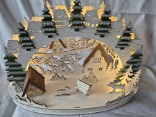 Schwibbogen Häuser im Wald im Wald 45cm  LED