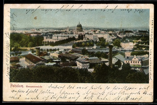 Ansichtskarte potsdam - ansichtskarte,