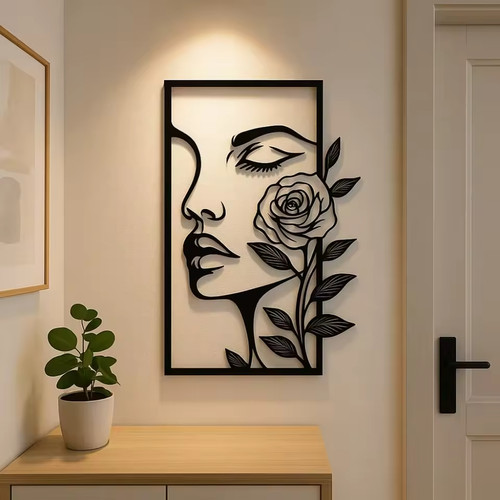 Metall wandbild dekor modern - wandbild,