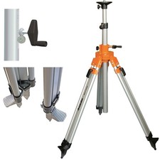 Nedo Alu-Kurbelstativ 80 bis 276 cm für Rotationslaser Baustativ Stativ 210621
