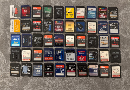 50x speicherkarten konvolut - 50x,