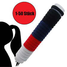 Haargummi Haarband Schwarz Bunt Zopfgummi Haargummis  schwarz elastisch Damen