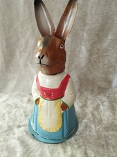 Osterhase Papphase alt antik