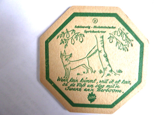 Eiche bier kiel bierdeckel - bier,