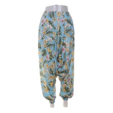 H&M, Haremshose, Größe: 3XL, Blau/Mehrfarbig, Baumwolle/Viskose, Blumen #7oE