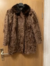 Edler Damen Echt Pelz Mantel