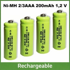 4x 2/3AAA Akku 200 mAh 1,2 V