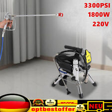 1800W Hochdruck Airless Spritzmaschine Farbsprühgerät Luftfreies Spritzgerät