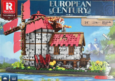 Windmühle Klemmbausteine Haus