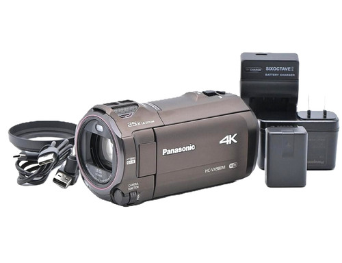 Panasonic vx980m braun 4k - hc-vx980m-t,
