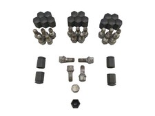 Wheel nuts 20 pieces with caps