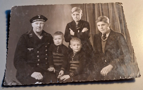 Altes foto vintage - foto, matrose
