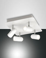Dimmbare LED Decken Leuchte Lampe Strahler Spotty 4-flg 3328-74-102 Fabas Luce