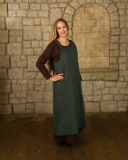 Mytholon Alva Schürzenkleid Baumwolle Grün Unisize Larp Mittelalter #12523