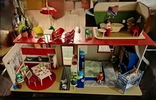 Puppenhaus, Puppenstube Vero 2 DDR Original ca. 70er Jahre+ Bad