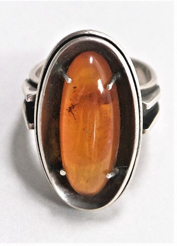 Bernstein ring 835 silber - ring,