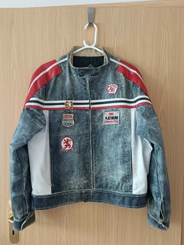 Retro uncle sam - uncle, leder-jacke