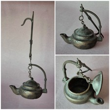 Alte antike Grubenlampe