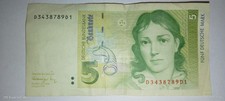 Fünf Deutsche Mark Schein