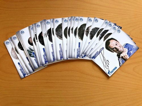 Schalke autogrammkarte - schalke,