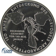 *** 10 Euro Gedenkmünze DEUTSCHLAND 2011 Entdeckung Urvogel Archaeopteryx A ***