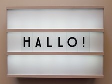 Leuchtkasten, Lightbox