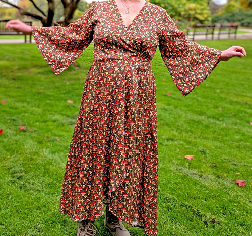 Toadstool pilz kleid lang - toadstool,