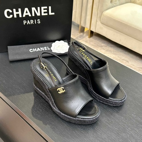 Chanel keilabsatz sandalen - keilabsatz,
