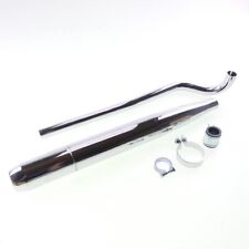 Auspuff Chrom + P3 Tuning Krümmer für Hercules Prima M2 M4 M5