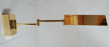 Hochw Designer Wandlampe goldfarben Leselampe Wandleuchte Lampe verstellbar. Arm