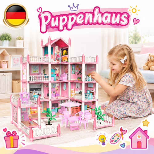 Puppenhaus zimmer mit - 11,