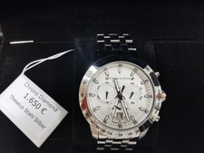 Chrono DIAMOND Theseus Stahl Silber Herrenuhr Neu limited Edition Nr. 523/3000  