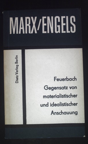 Feuerbach gegensatz von - feuerbach.,
